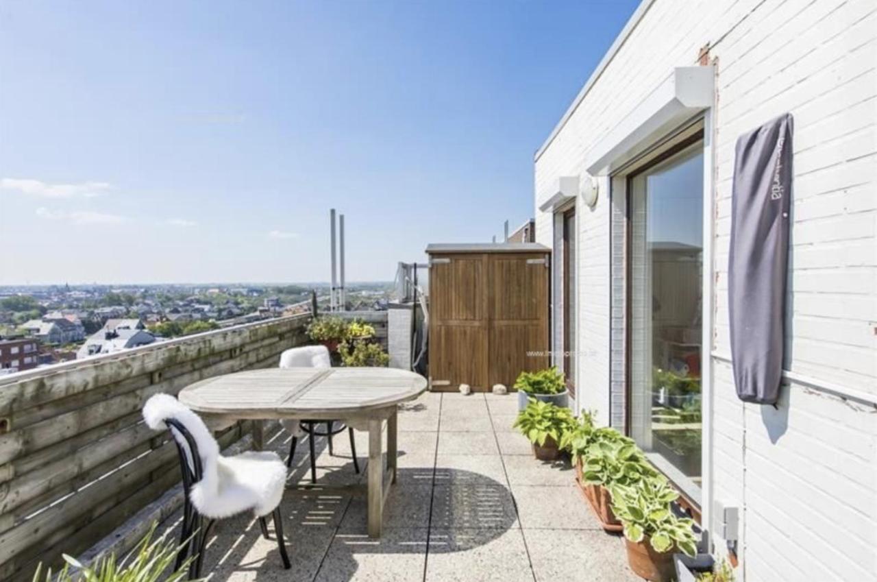 Penthouse App Met Imposant & Eindeloos Zeezicht Apartment Middelkerke Exterior photo