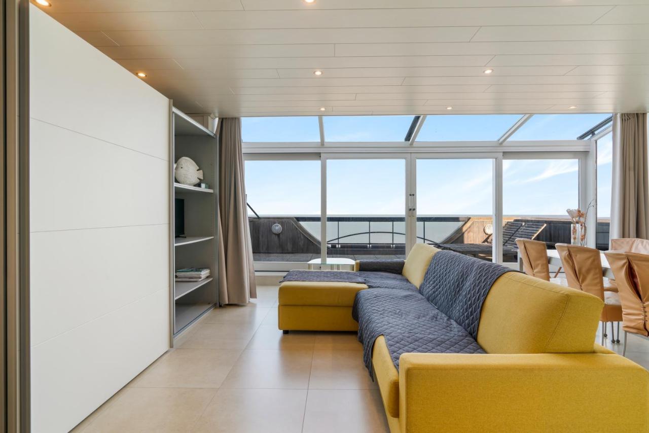 Penthouse App Met Imposant & Eindeloos Zeezicht Apartment Middelkerke Exterior photo