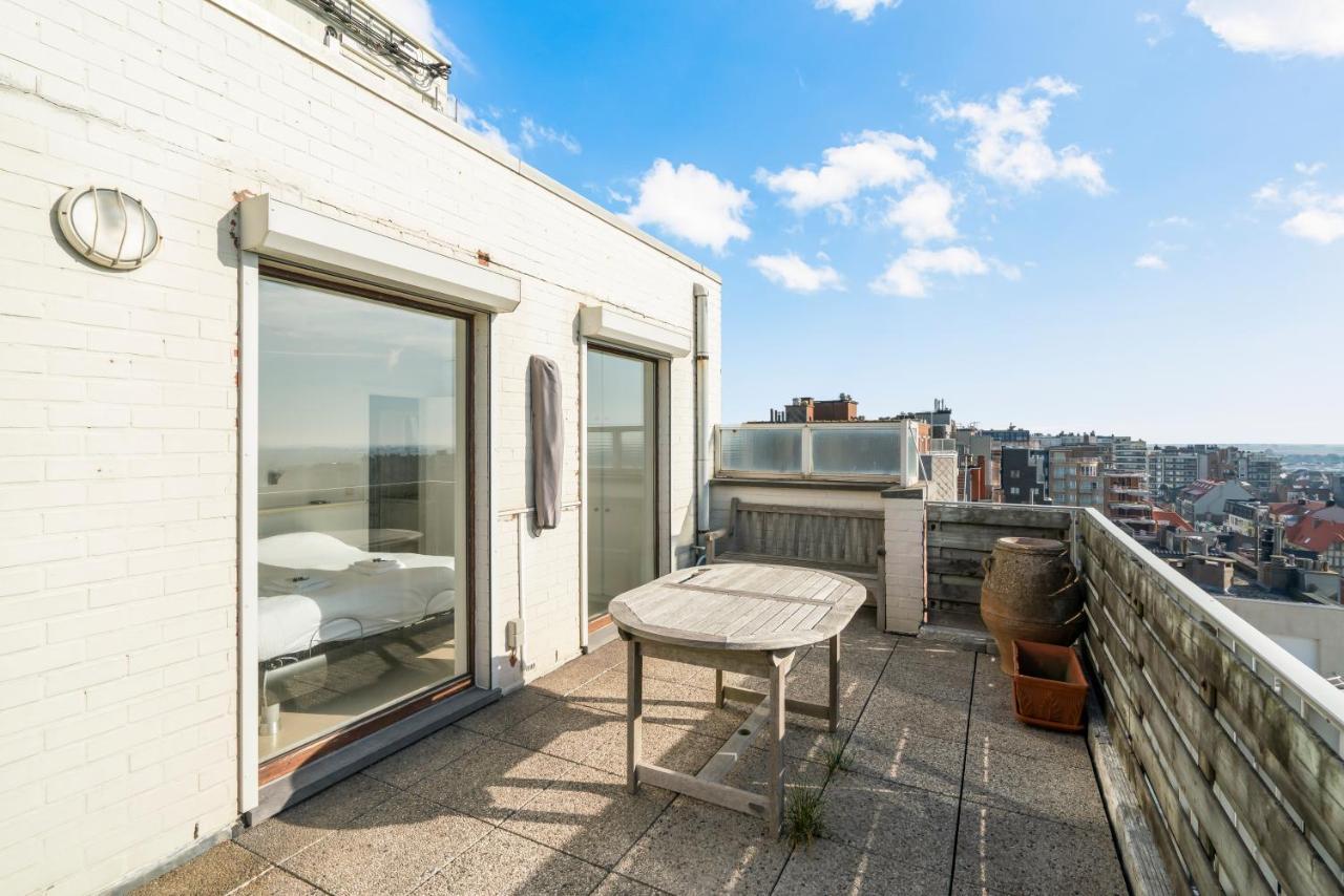 Penthouse App Met Imposant & Eindeloos Zeezicht Apartment Middelkerke Exterior photo